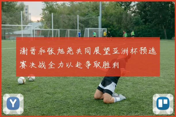谢晋和张旭尧共同展望亚洲杯预选赛决战全力以赴争取胜利